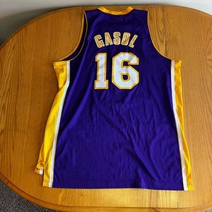 Adidas NBA Authenticity Pau Gasol LA Lakers Jersey